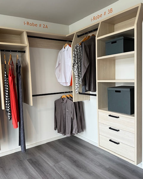 3B and 2 "L" Shape Walk In Wardrobes Combination