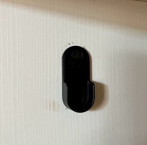 Wardrobe BLACK Hanging Bars 1200mm - Side mounting (packs of 5 or 10 rails)