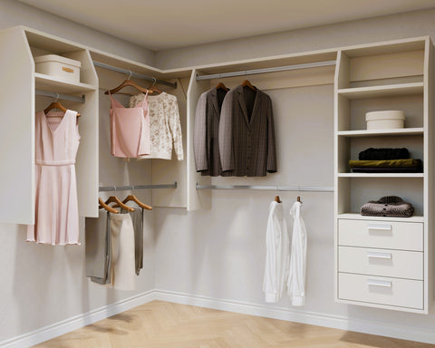 3B and 2 "L" Shape Walk In Wardrobes Combination