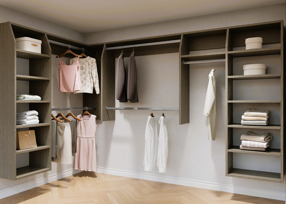 Walk In Linen Sliding Robe I-Robe walk in wardrobe