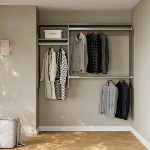 i-Robe Wardrobe 2 modular wardrobe with hanging rails and side shelf