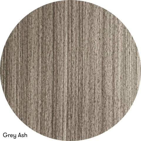 Grey Ash wardrobe colour sample for i-Robe modular wardrobe system