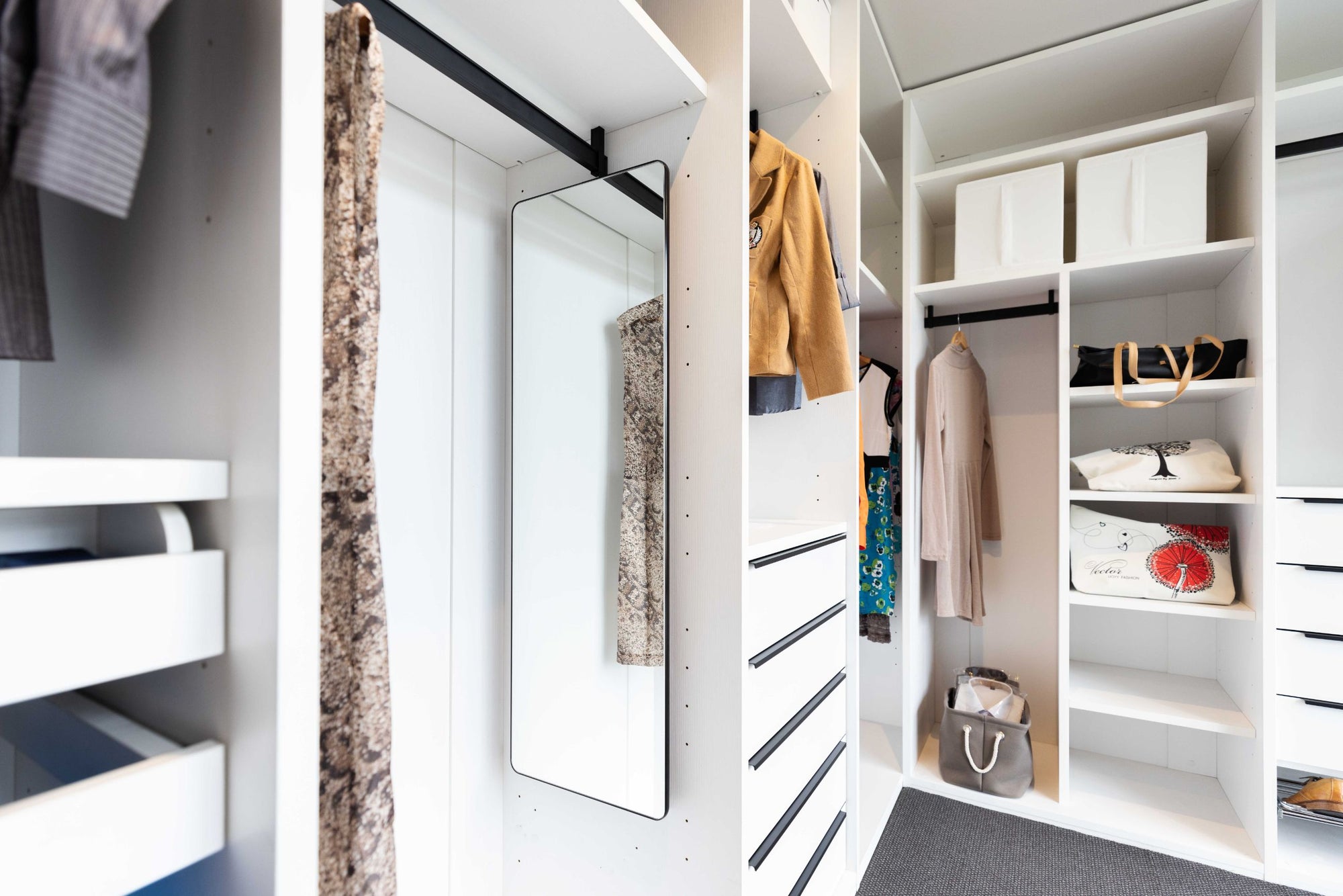 Custom built in wardrobes