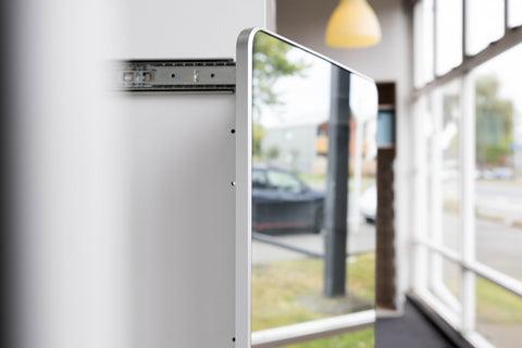 Pull Out Swivel Mirror