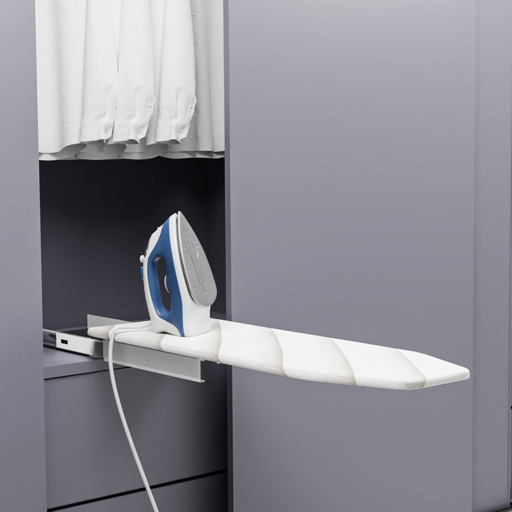 how to make drop down ironing board