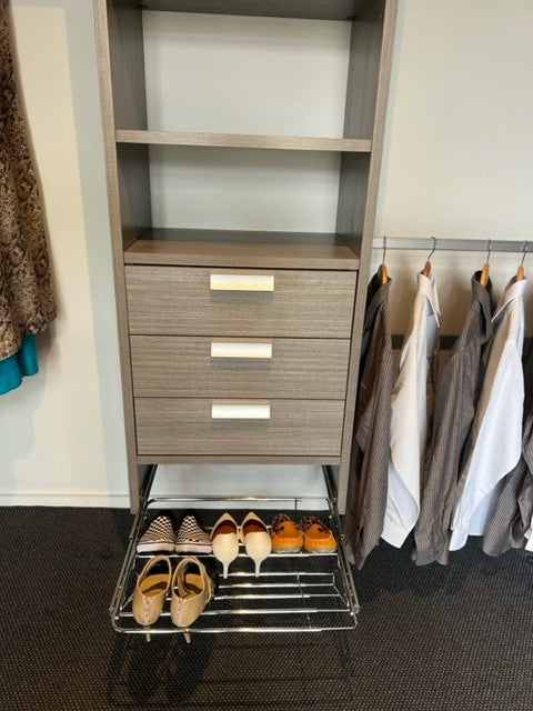 Add pull out shoe rack